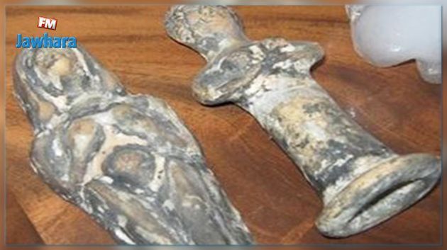 Trois pièces archéologiques saisies à Kasserine