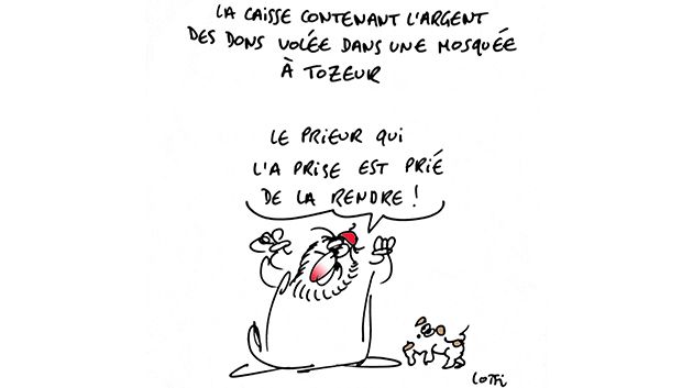 Caricature du lundi 8 janvier 2018