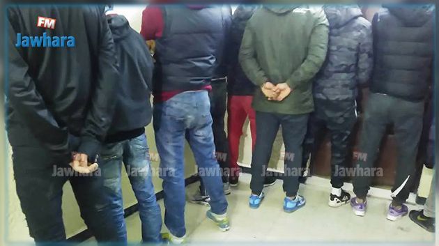 Manouba : Arrestation de 23 individus impliqués dans l'incendie du poste de sécurité nationale El Battan