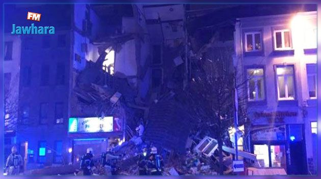 Belgique : Un immeuble s'effondre après une explosion, plusieurs blessés