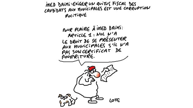 Caricature du vendredi 26 janvier 2018