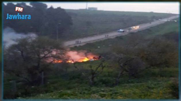 Un avion de chasse israélien abattu par l'armée syrienne 