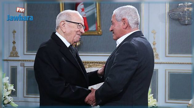 Le président de la République reçoit l'ancien secrétaire général de l'UGTT