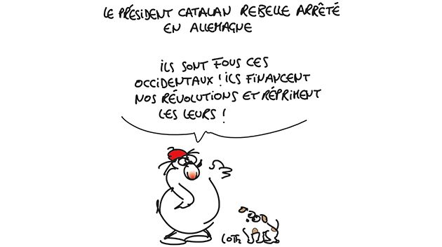 Caricature du mercredi 28 mars 2018