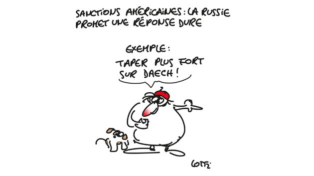 Caricature du dimanche 8 avril 2018
