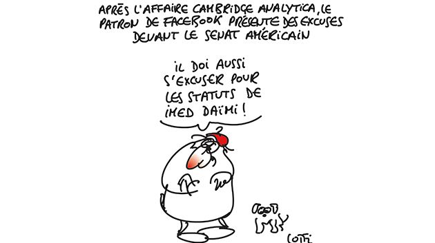 Caricature du jeudi 12 avril 2018