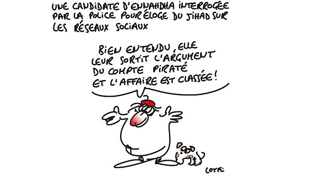 Caricature du Samedi 21 Avril 2018
