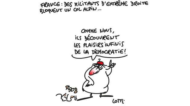 Caricature du dimanche 22 Avril 2018