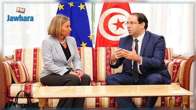 Chahed s'entretient avec Federica Mogherini à Bruxelles