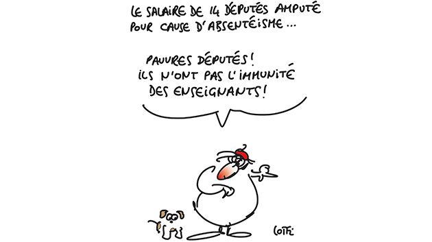 Caricature du Samedi 28 Avril 2018