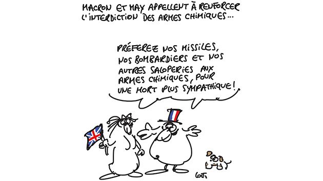 Caricature du lundi 30 avril 2018