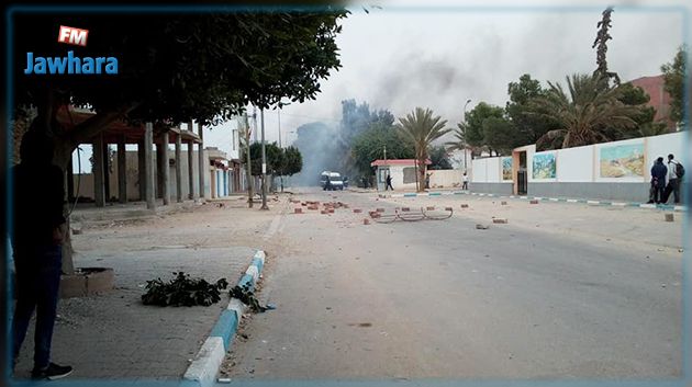 Sidi Bouzid : Protestation à Jelma contre le raccordement du puits de Souabia