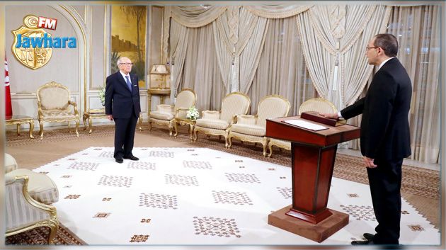 Le nouveau ministre de l'Intérieur prête serment devant le président de la République