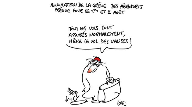 Caricature du mardi 31 Juillet 2018