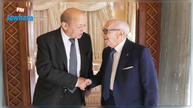 Le chef de l'Etat reçoit le ministre français des Affaires étrangères