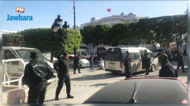 L'avenue Habib Bourguiba évacuée