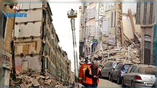 France : Deux immeubles s'effondrent entièrement à Marseille, un troisième menacé