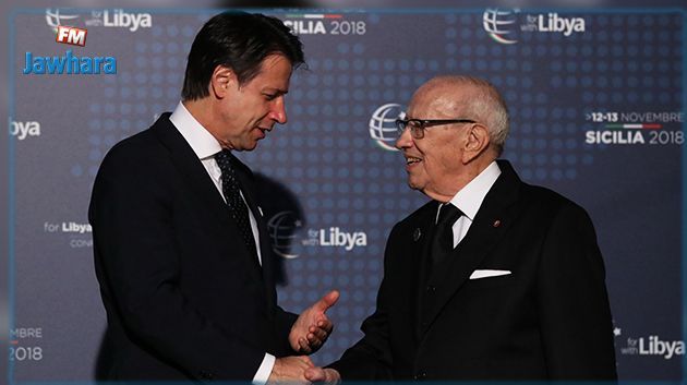 Béji Caïd Essebsi participe à Palerme à une réunion préparatoire à la Conférence internationale sur la Libye 