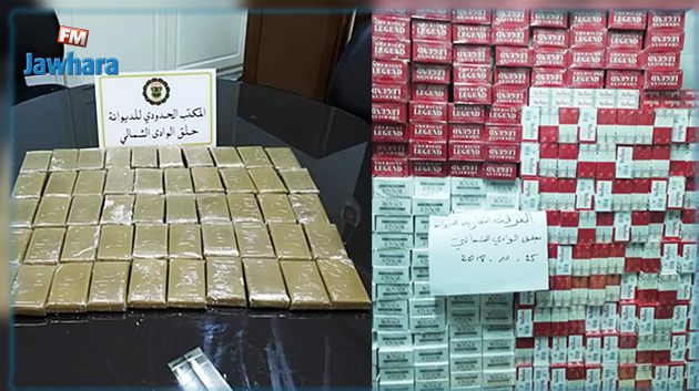 Port de la Goulette : Saisie de 2970 cartouches de cigarettes et 50 plaquettes de cannabis