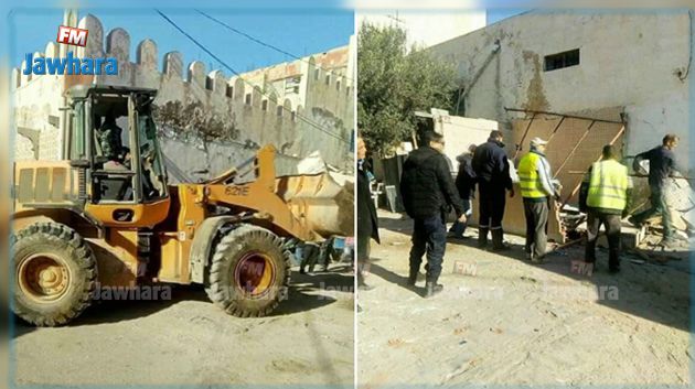 Monastir : Exécution de 10 ordres de démolition Monastir-execution-de-10-ordres-de-demolition