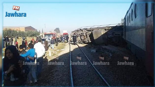 Déraillement d'un train de voyageurs