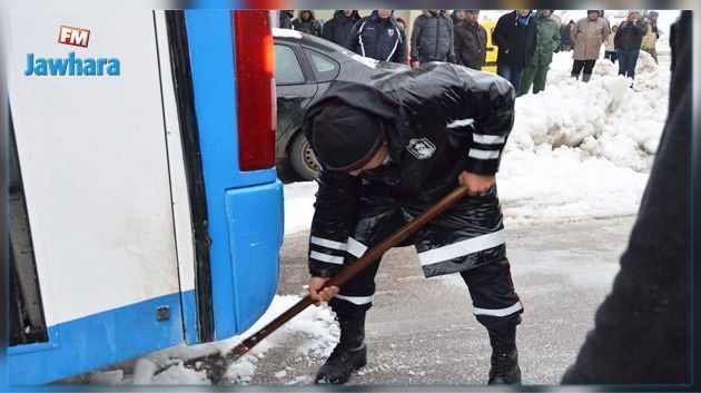 Chutes de neige : Plusieurs routes coupées à la circulation à Siliana