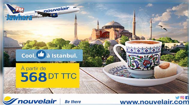 Nouvelair lance sa nouvelle ligne Tunis-Istanbul avec une promo à 568 DT