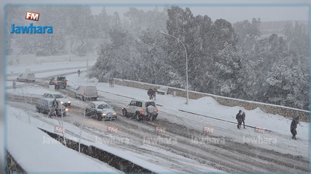 Chutes de neige : La route nationale n°4 reliant Makther et Rouhia coupée à la circulation