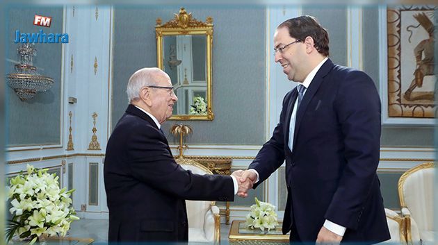 Le président Caïd Essebsi reçoit le chef du gouvernement
