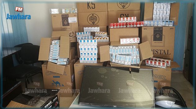 Contrebande : Saisie de cigarettes et de tabac de narguilé à Sousse