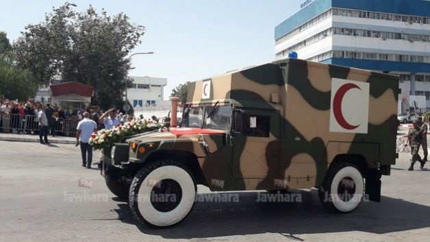 La dépouille de Béji Caid Essebsi quitte l'hôpital militaire de Tunis
