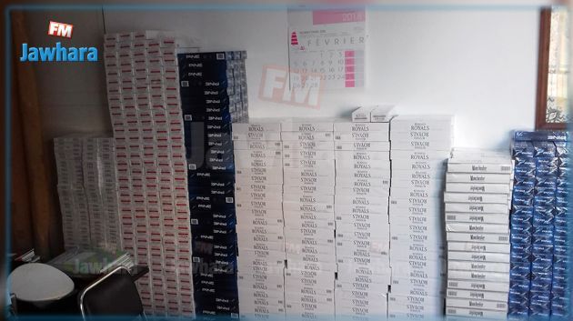 Contrebande : Saisie de 4 mille paquets de cigarettes et de produits de cosmétique