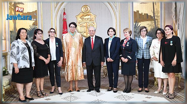 Cérémonie au palais de Carthage à l'occasion de la fête de la femme