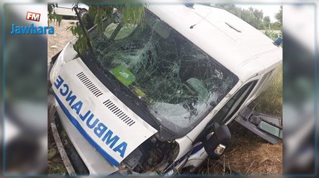 Enfidha : Trois blessés dans un accident d'ambulance