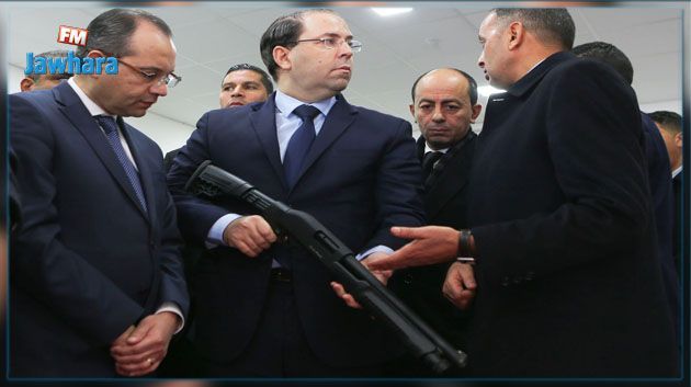 Youssef Chahed au siège de la direction de la police judiciaire d'El Gorjani