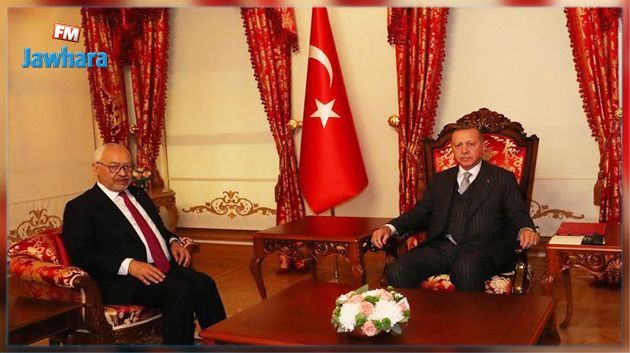 Ghannouchi s'entretient avec Recep Tayyip Erdogan à Istanbul 