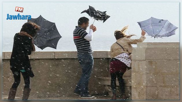 Alerte météo : Temps froid avec vents forts et pluies intenses