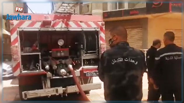 Sousse : Incendie maîtrisé dans un bâtiment à Bab Bhar