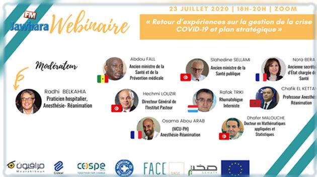 L’association FACE Tunisie organise, jeudi 23 juillet, un webinaire international intitulé « Retour d’expériences sur la gestion de la crise Covid-19 et plan stratégique »