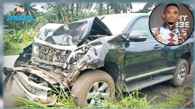 Samuel Eto'o victime d'un accident de la route