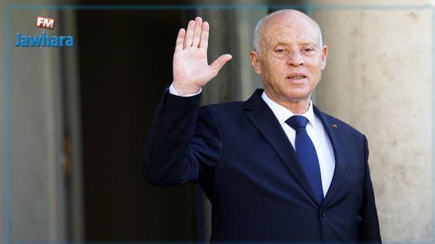 Le Chef de l'Etat arrive à Ain Skhouna au sud de la Tunisie (Photos)