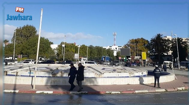 La place de Bardo interdite d'accès