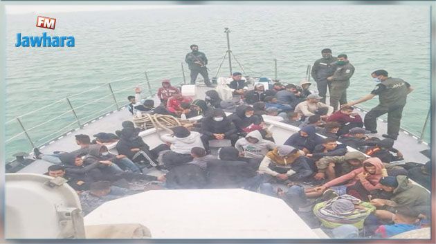 Sfax : Quatre tentatives d'immigration clandestine avortées, 111 personnes arrêtées 