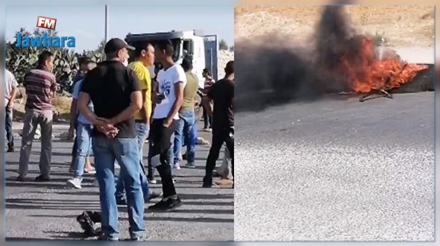 Sousse : Des protestataires bloquent la route entre Kondar et Enfidha