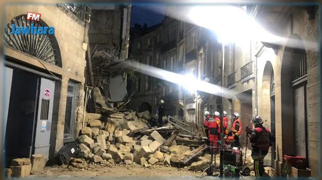 France : Deux immeubles s'effondrent à Bordeaux, trois blessés