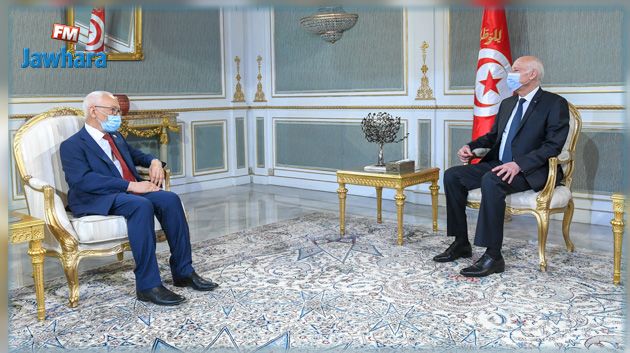 Le chef de l'Etat rencontre Rached Ghannouchi