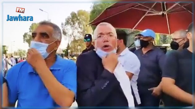Empêchés d’accéder au Parlement, Rached Ghannouchi et des députés en sit-in