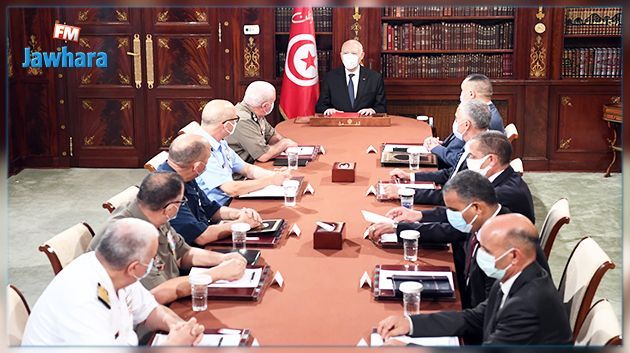 Kais Saied préside une réunion du Conseil Supérieur des hauts cadres militaires et sécuritaires