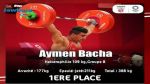 JO 2020- Haltérophilie (-109 kg) : Aymen Bacha prend la première place du groupe B