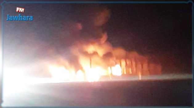 Ben Guerdane : Incendie dans un entrepôt de carburant de contrebande